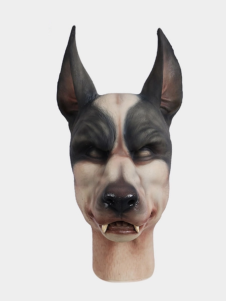 Silicone Puppyman Dog/Pup Mask - Inferno