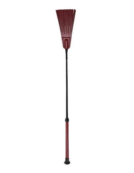 Saffron Fringe Crop | Red / Black
