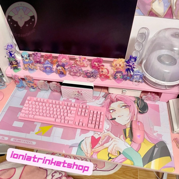 League of Legends Heartsteel Aphelios and Alune Mousepad