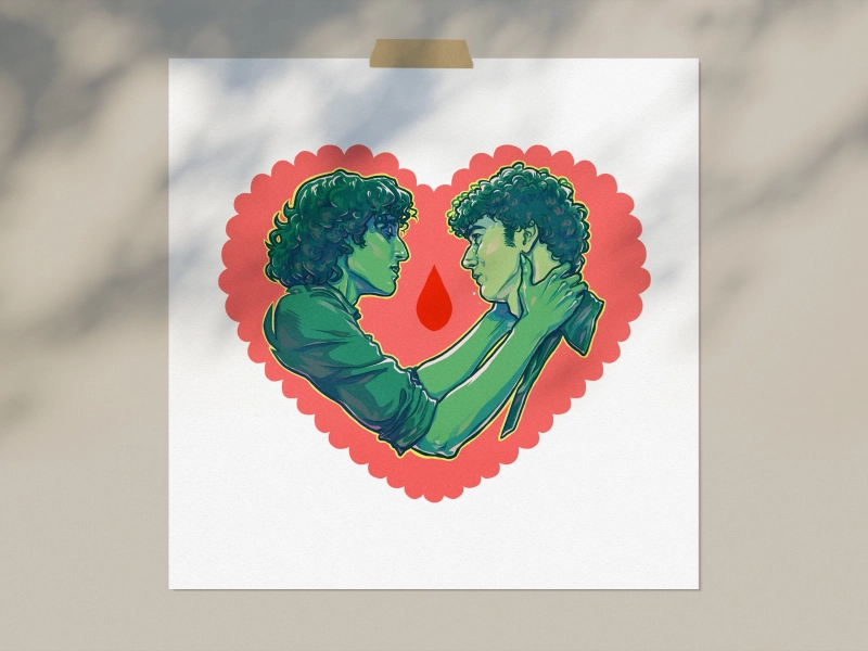 Rest | IWTV print | Devil&#39;s Minion - Armand/Daniel | gift idea