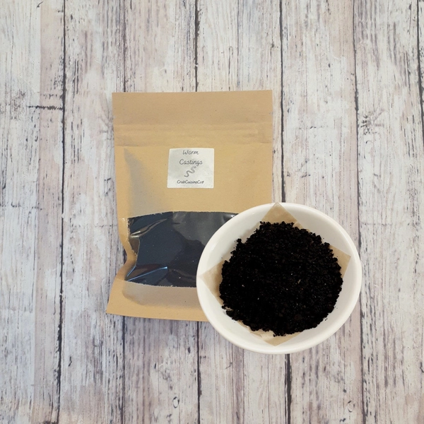 Worm Castings - Hermit Crab Food - Hermit Crab Staple - Crabcuisineco