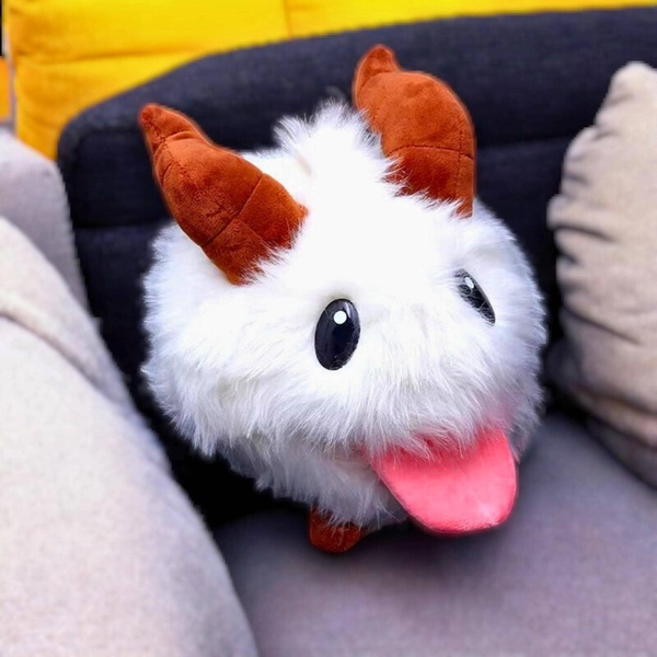 League of Legends Stuffed Doll, Handmade Poro Plush Toy, Cute Poro Stuffed Plushie, Lol Poro Plush