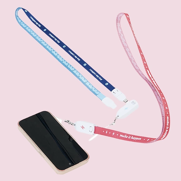 3-in-1 Charging Cord Phone Lanyard / Measuring Tape