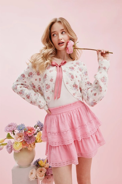 Kathie Floral Cardigan