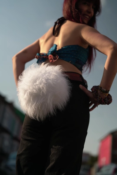 Fluffy Rabbit Tail, Bunny Rabbit Pin on Tail, Panda Polar Bear Cosplay Costume, Furry Animal Tail - Etsy UK