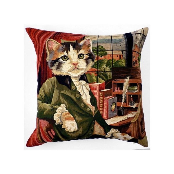 Housse tissée Aristo'cat "Chaton cultivé"
