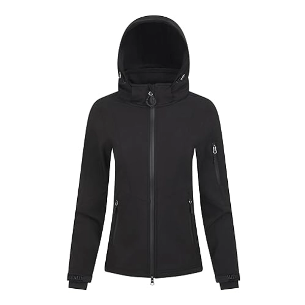 LeMieux Celine Soft Shell Jacket - Womens - Water Resistant - Breathable - Detachable Hood