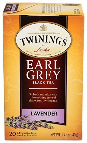 Twining Tea Lavender Earl Grey, 1.41 oz (20 COUNT) - Lavender - 20 Count (Pack of 1)