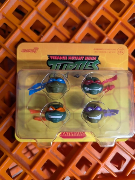 Super7 Ultimates TMNT 2003 Alternate Head Pack For Turtles