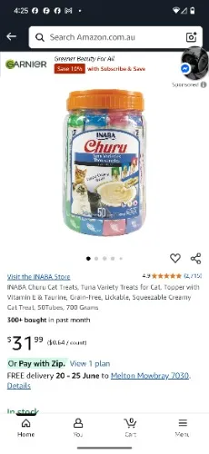 INABA Churu Cat Treats, Tuna Variety Treats for Cat, Topper with Vitamin E & Taurine, Grain-Free, Lickable, Squeezable Creamy Cat Treat, 50Tubes, 700 Grams : Amazon.com.au: Pet Supplies