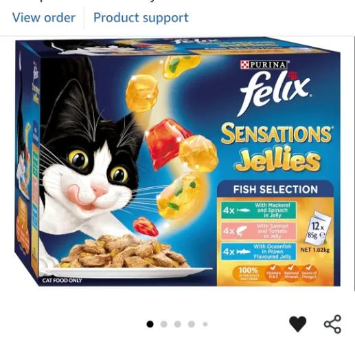 FELIX Sensations Wet Cat Food Fish Selection Jellies 60x85g : Amazon.com.au: Pet Supplies