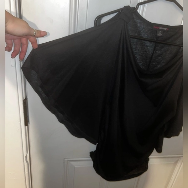 Candy Couture | Open Shoulder Bat Wing Tee