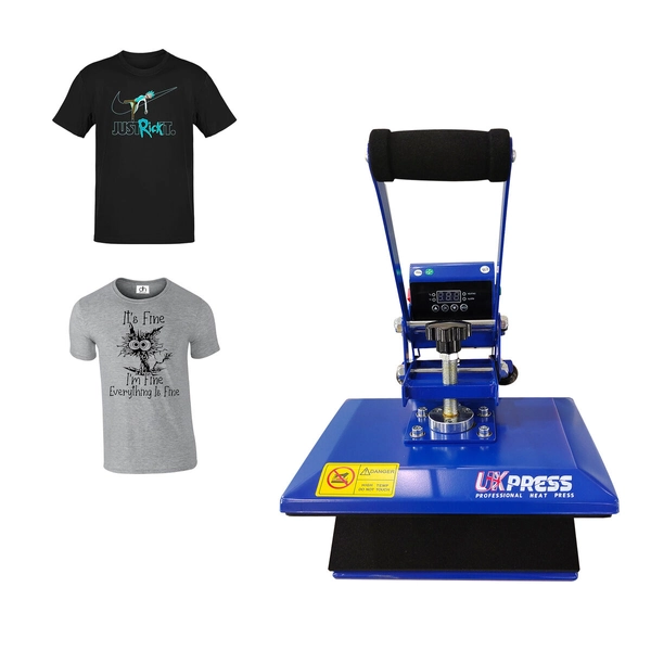 CLAM Heat Press Machine CH2122  23*30cm HIGH PRESSURE Sublimation T-shirt Print