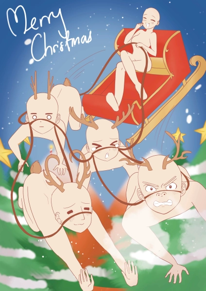 Reindeer Group YCH🦌 by Hime👑🐰🥕爱玉【V:D0】| Ko-fi Carrot Club!🥕 (@/Himetokki)