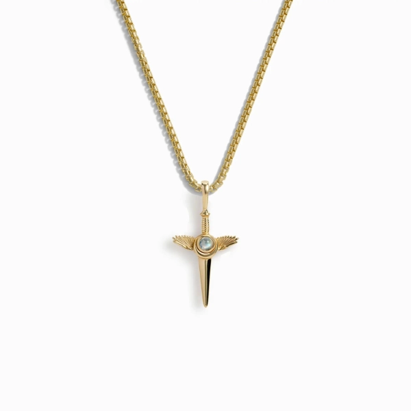 Men's Flying Dagger Necklace