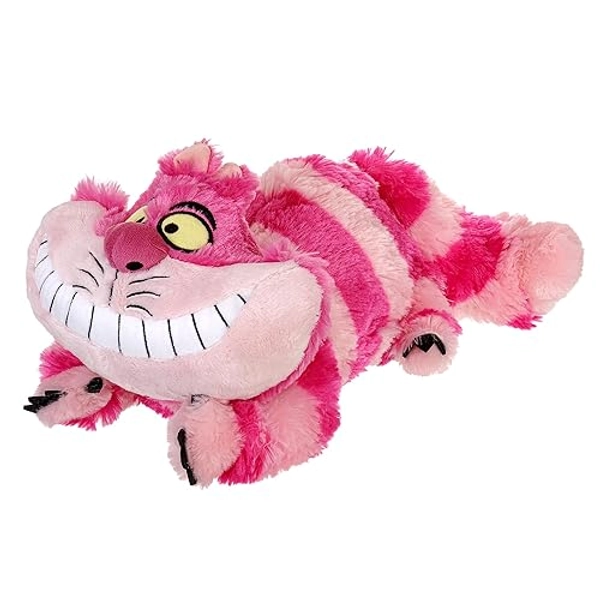 Disney Store Official Cheshire Cat Plush - 'Alice in Wonderland' 14-Inch Toy - Vibrant Striped Design, Iconic Grin - Magical Gift for Fans, Collectors & Enthusiasts of Lewis Carroll's Classic