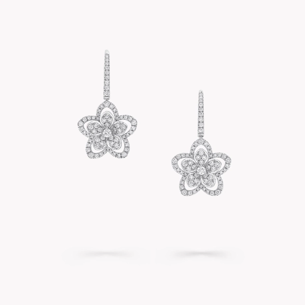 Wild Flower diamond earrings, Diamond | Graff