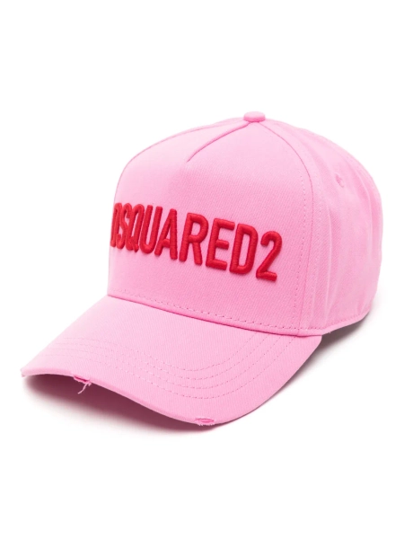 logo-embossed cotton cap
