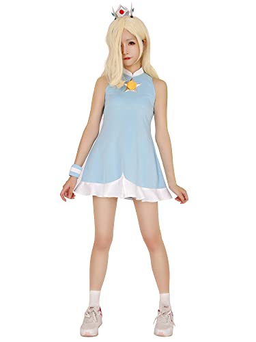miccostumes Women's Anime Costume Dress and Crown for Princess Cosplay - Large