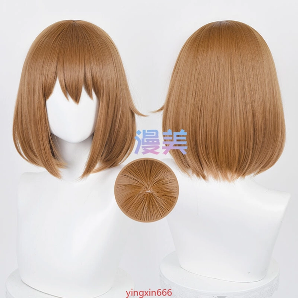 Hirasawa Yui Anime Cosplay K-ON！Short Hair Wig Harajuku Hairpiece