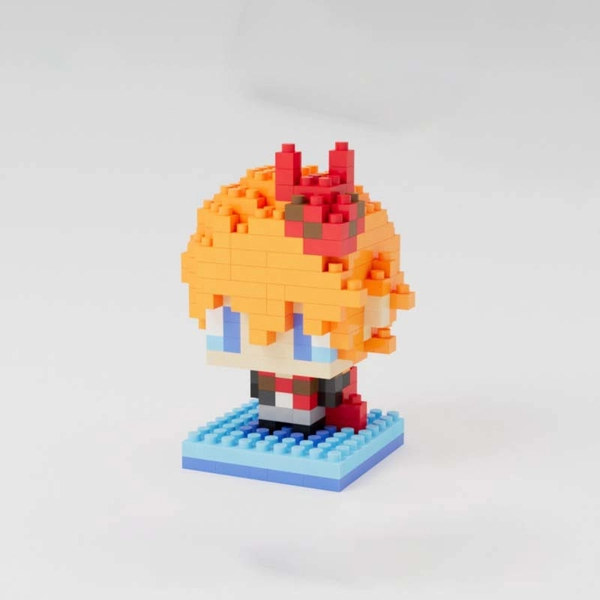 Chibi Genshin Impact Figure DIY Building Blocks Genshin Impact Desk Decor - Childe
