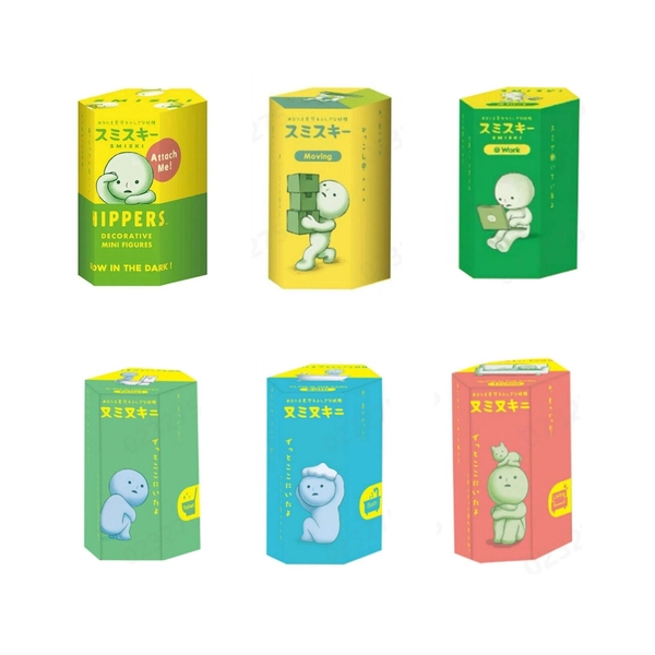 1PC Smiski Hippers Decorative Mini Figure Random Blind Box Glow In The Dark