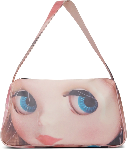 SSENSE Exclusive Pink JennyFax Edition Blythe Doll Print Bag