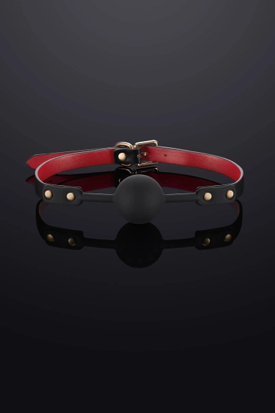 Leto Mouth Gag BDSM Black&Red
