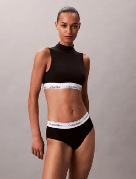 Icon Cotton Modal Lightly Lined Mockneck Bralette