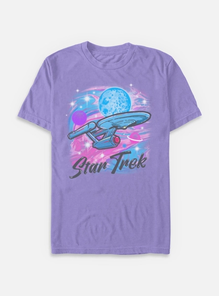 Star Trek Airbrushed Ship Garment Dye T-Shirt