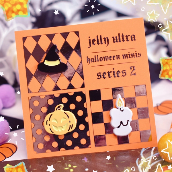 Mini Halloween Collection Enamel Pins | Series 2 | Pin Board Fillers Candle Witch Pumpkin Jack O Lantern