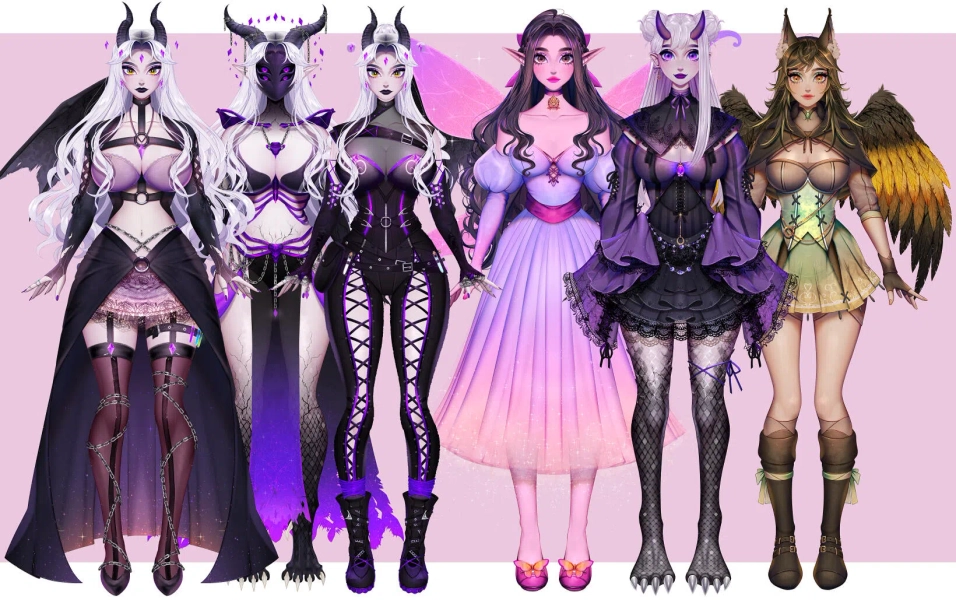 VTUBER Model (Fullbody) by Strawmary