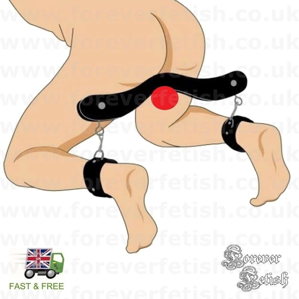 Mens Chastity Humbler Testicle Ball Crusher Restraint Device CBT Wooden Black UK