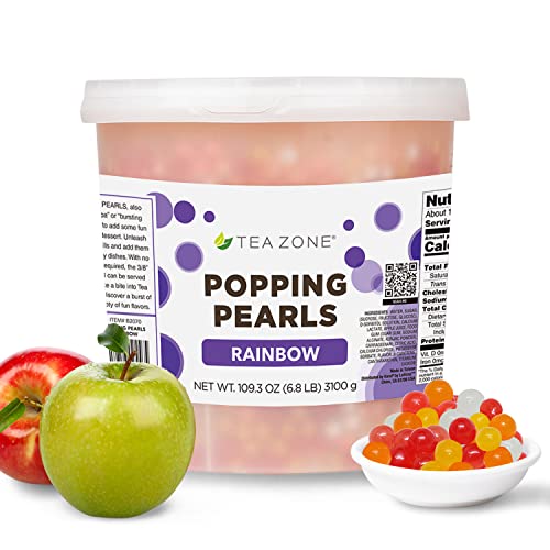 Tea Zone 6.8 lbs Rainbow Popping Pearls - Rainbow