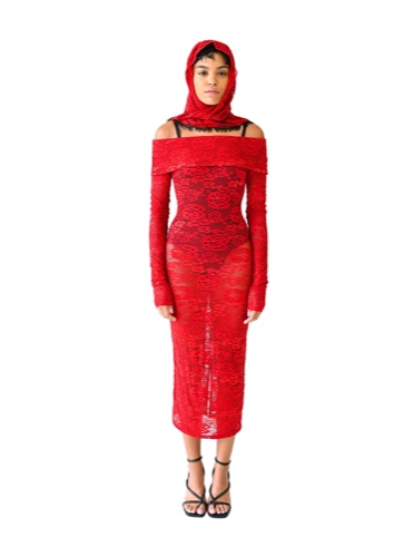 The Lace Dress | S / Red