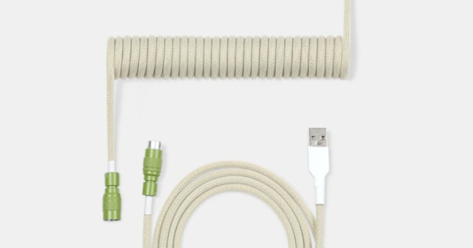 Drop Elvish Coiled YC8 Keyboard Cable | Mechanical Keyboards | Keyboard Cables | Keyboard Cable