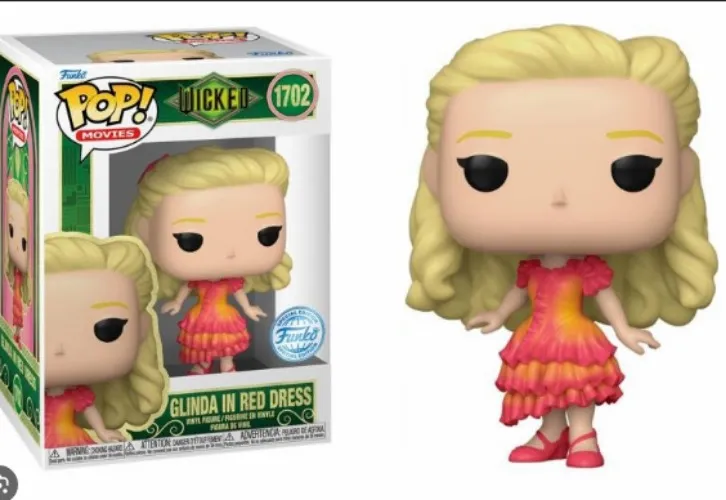 Glinda red dress pop funko