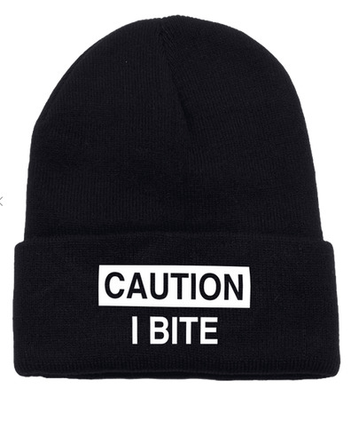 'I BITE' Beanie | the Working Mongrel
