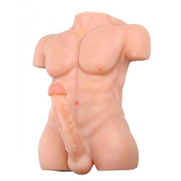 14LB Male Sex Torso With 8″ Dildo| Sextorso.com