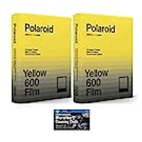 Polaroid Originals Black & Yellow Film for 600 and i-Type Instant Camera - Duochrome Edition - 2 Pack (16 Photos)