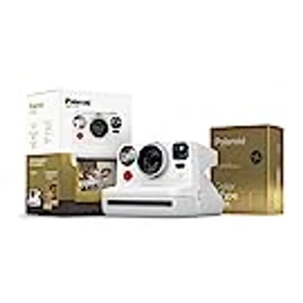 Polaroid Originals Now I-Type Instant Camera - The Golden Gift Box - Camera+Film Bundle (6093)
