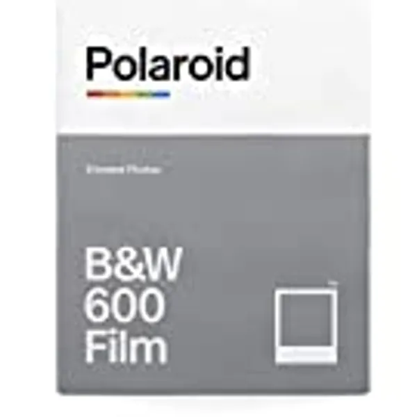 Polaroid Black & White Film for 600, 12 Pack, 96 Photos (6091)
