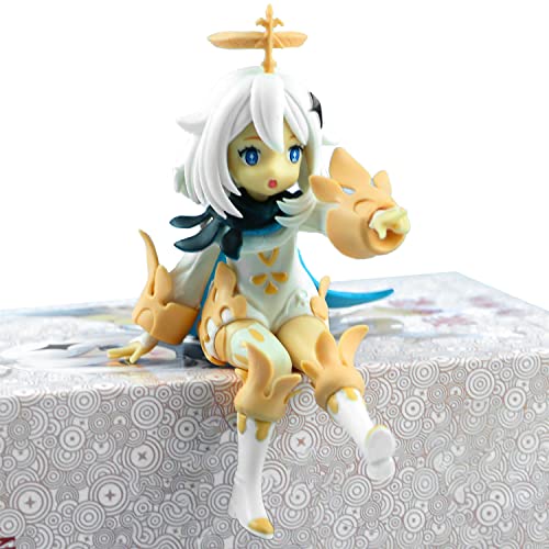 Paimon Figure Figurine Merch Paimon Figure Sitting 1/7 Scale Game Action Figure Character Model Anime Toys