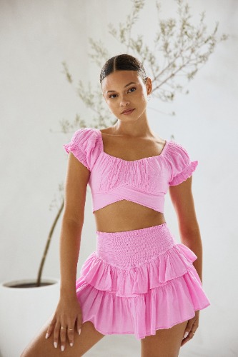 Lola Skirt | Hot Pink / M