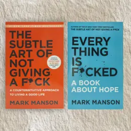 Subtle Art of Not Giving a F+Everything is F ，2024 A5 Leather planner notebook