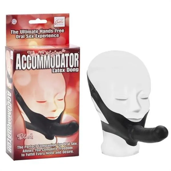 The Original Accommodator Latex Dong Head Strap-on by Condomania.com