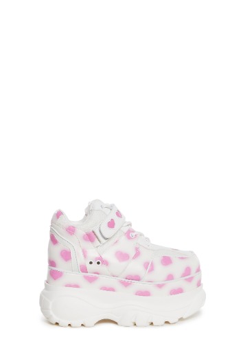 Fairywalker Platform Sneakers - White/Pink | WHITE / US 7