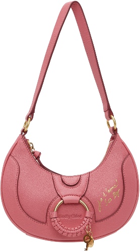 Pink Hana Half-Moon Bag