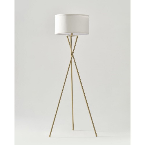 Jaxon Floor Lamp by Brightech - Antique Brass