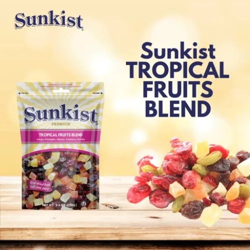 Sunkist Tropical Fruits Blend Real Dried Fruits Soft & Juicy 150g